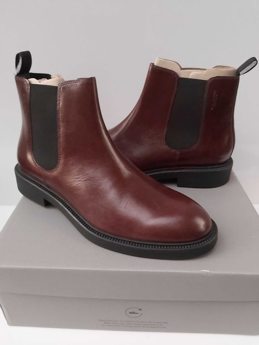 NOWE buty VAGABOND rozmiar 43 brąz botki sztyblety skórzane pólbuty