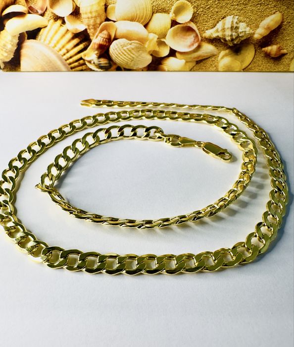 Złoty łancuszek 14k Pancerka
