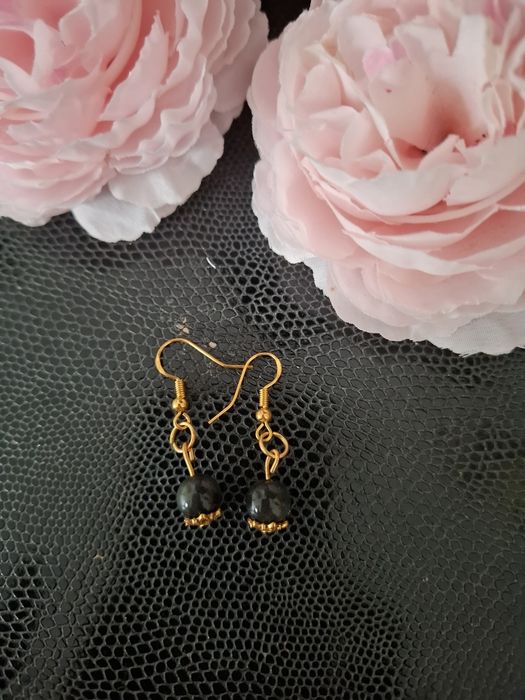 Kolczyki handmade z naturalnych kamieni