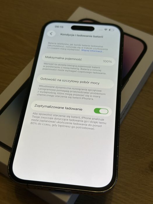 iPhone 14 pro 128gb Nowa oryginalna bateria 100%
