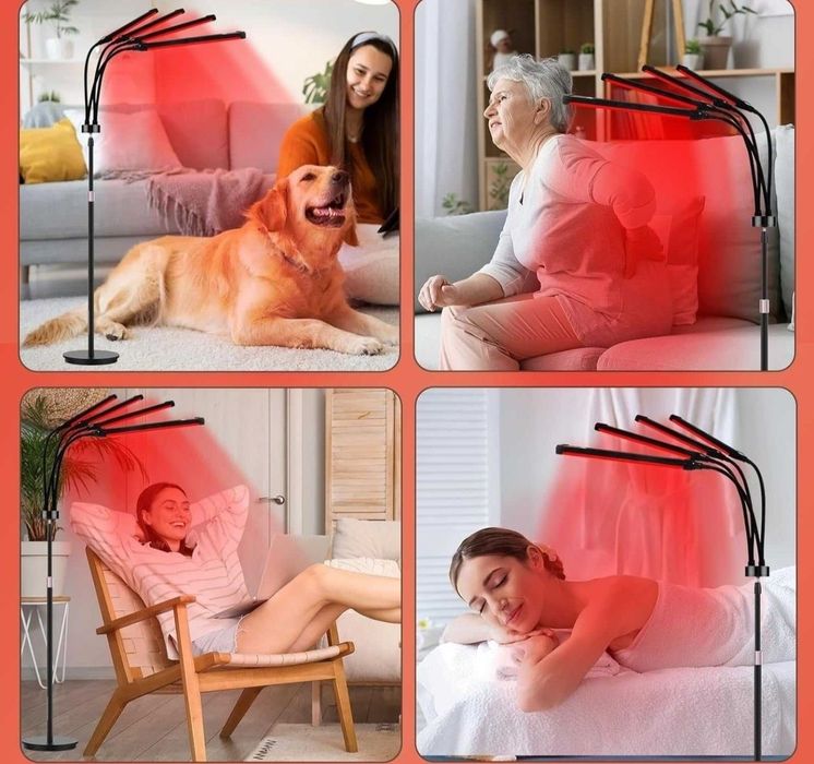 Lampa terapeutyczna LED z czerwonym światłem