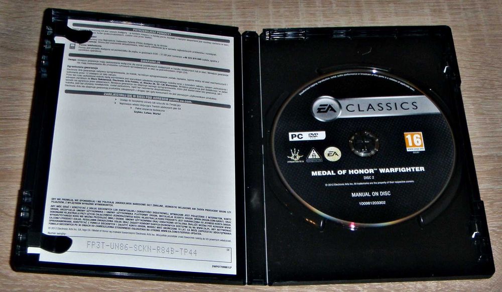 Gra PC : MEDAL OF HONOR Warfighter / polska wersja /