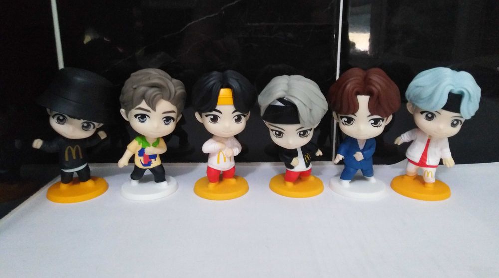 Figuras  TinyTAN  BTS McDonald's