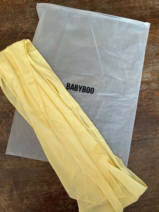 Sukienka maxi butter yellow z szalem babyboo