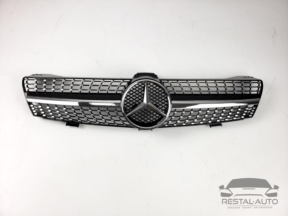 Решетка радиатора Mercedes CLS C219 2004-2008 Diamond Black