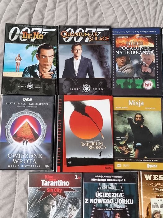 Filmy DVD zestaw do wyboru