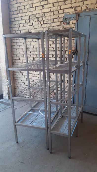 Стелаж сушка нержавійка