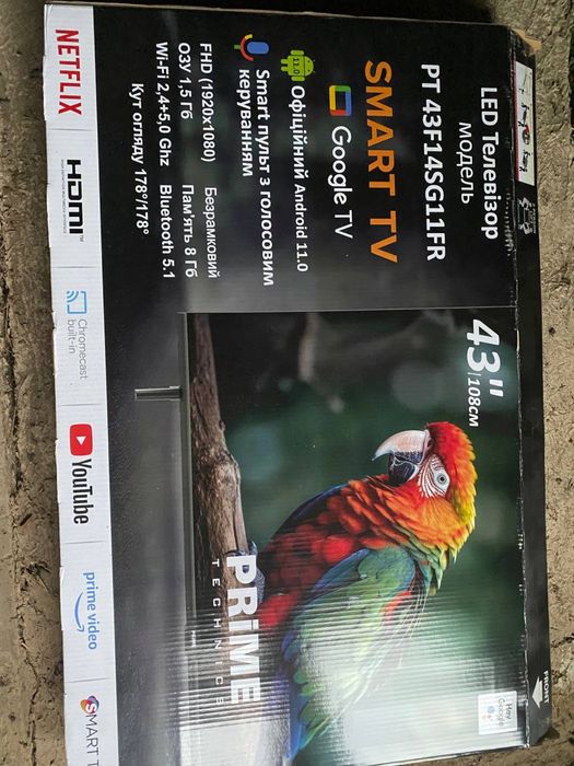 Телевізор Prime Technics PT 43F14SG11FR