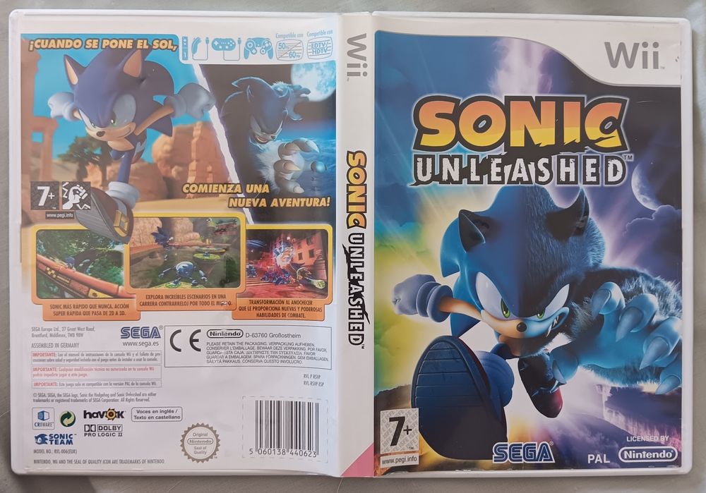 Sonic Unleashed Nintendo Wii