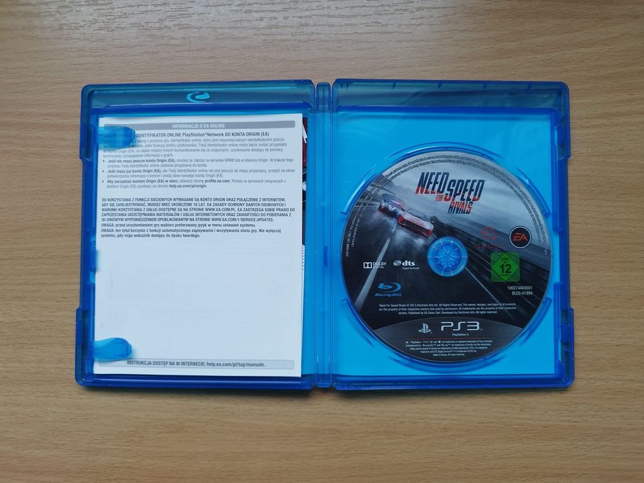 Need for Speed Rivals PS3, pl, stan bdb, możliwa wysyłka olx..