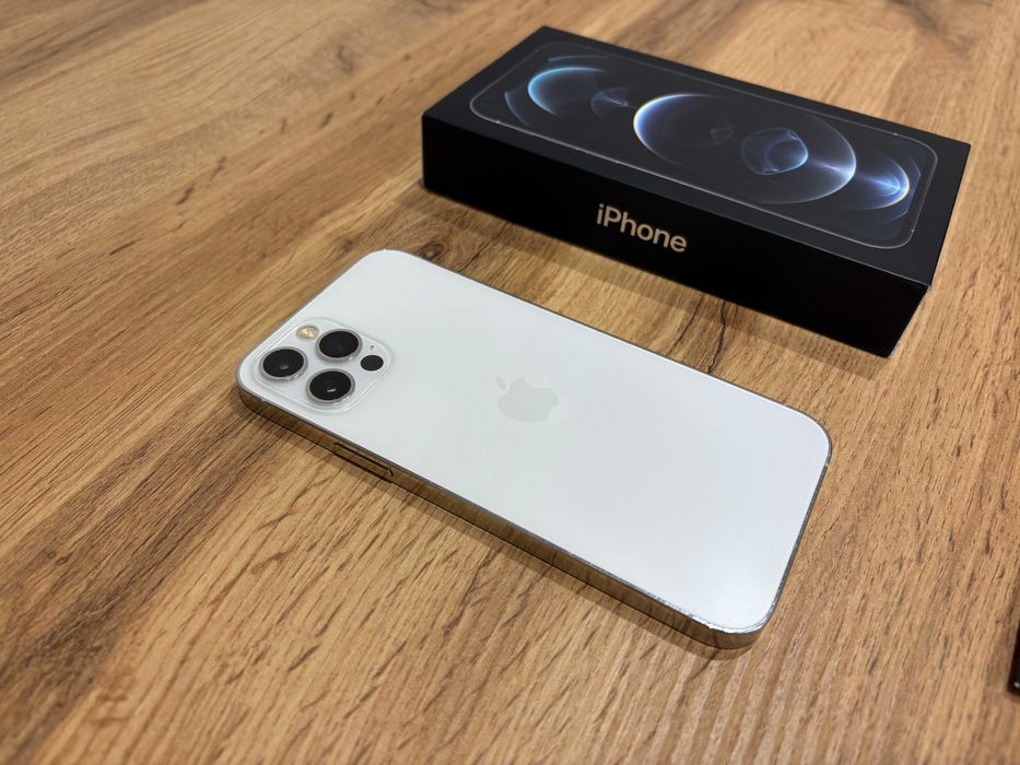 Okazja! Iphone 12 Pro - Biały/Srebrny! Gwarancja! Kondycja Bat 100% !