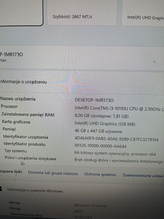 Komputer Intel NUC z Windows 11