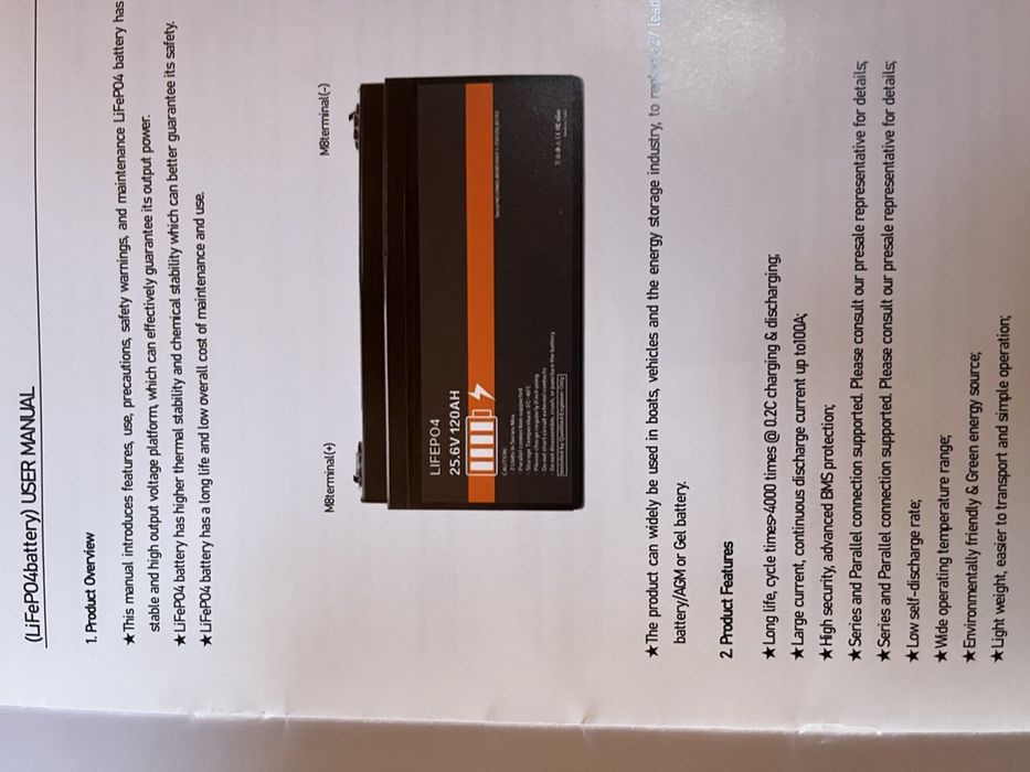 акамулятор 24v lifepo4 120 ампер