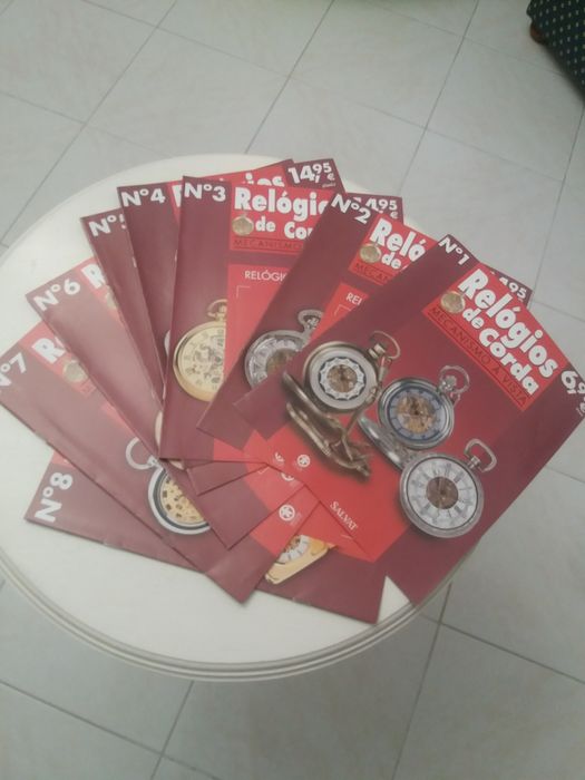 Coleção de revistas relógios da salvat