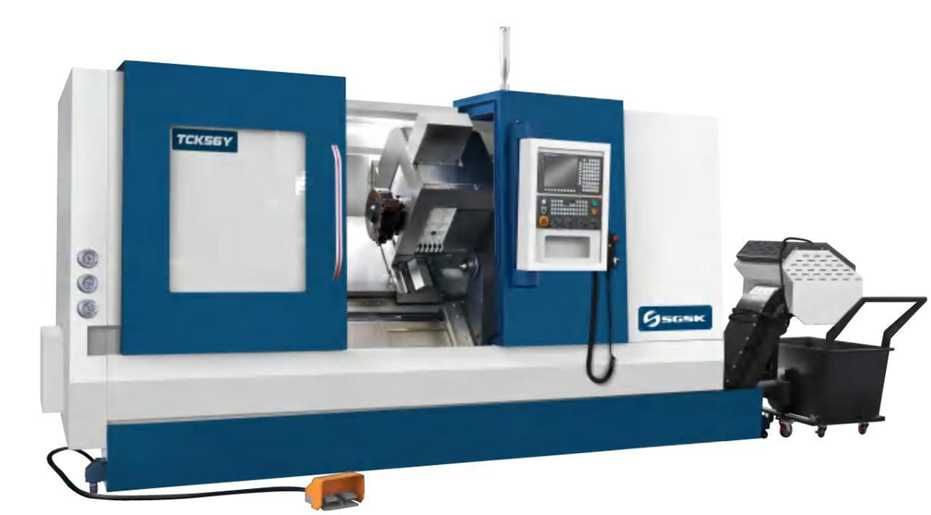 Torno CNC com Ferramentas rotativas EIXO C e Eixo Y