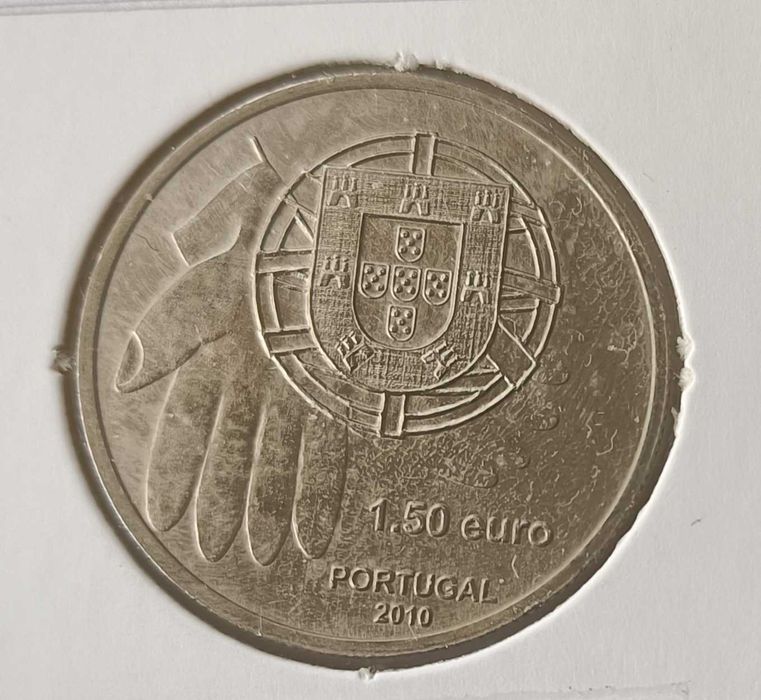 3 Moedas comemorativas Portuguesas de 1,50 Euros ( Níquel )