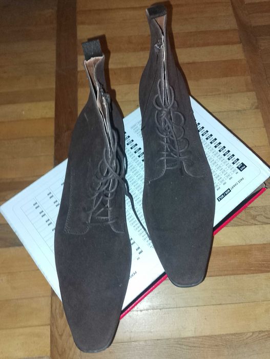 Pier one р.47 стельки-31-32см ботинки мужские