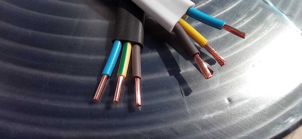 Кабель ВВГ нгLS моноліт 3х2,5 2х2,5 3х4,0 2х1,5 ШВВП ПВС гофра