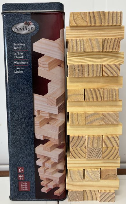 Jenga torre de madeira da Toys r us
