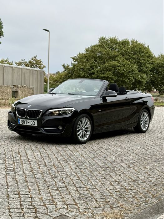 BMW 218d Cabrio Sport Line *nacional, histórico completo na marca*