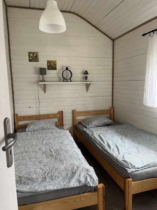 Domek Wiele na Kaszubach sauna balia Jezioro las