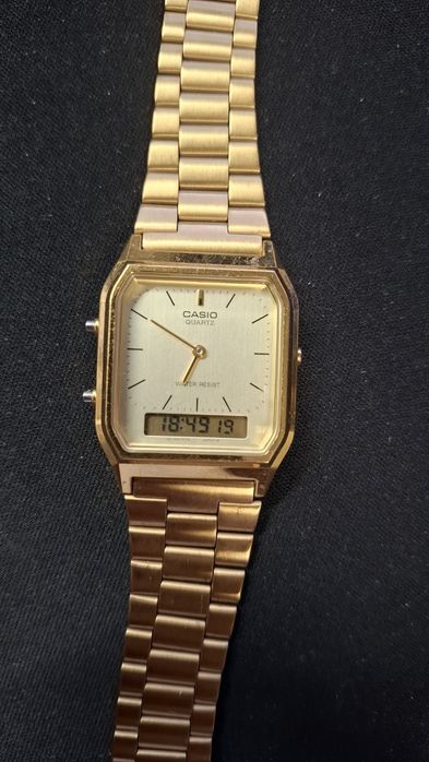 Zegarek Casio AQ-230GA Złoty