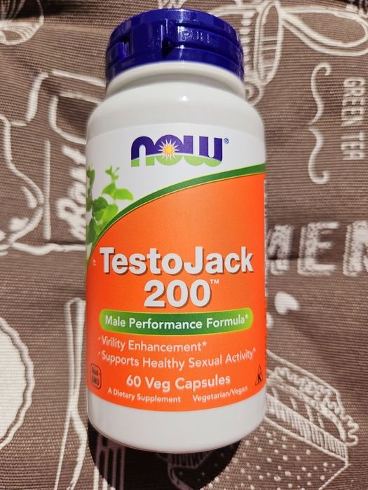 Now Foods TestoJack 100 200 300 бустер тестостерона 60 120 шт