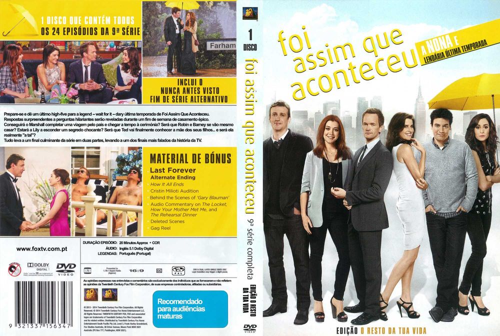 Filmes e Séries Blu-ray + Capa Blu-ray / DVD (4 por 5)
