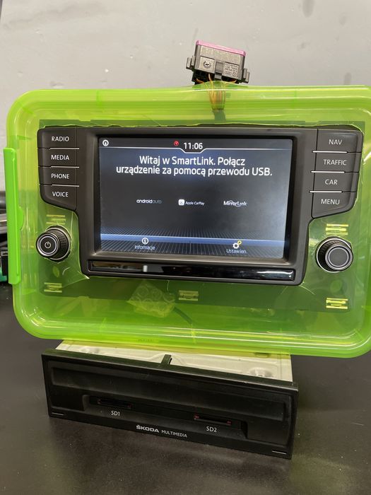 Nawigacja MIB Skoda Carplay, Android Auto, MIB2, SmartLink