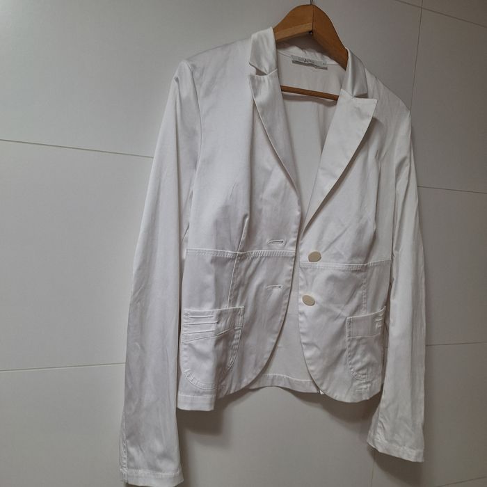 Kobieca, taliowana, bawełniana marynarka Taranko