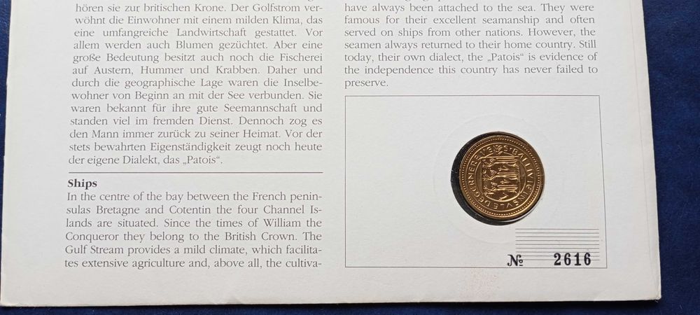 Stare monety 1 funt 1983 Guernsey set menniczy