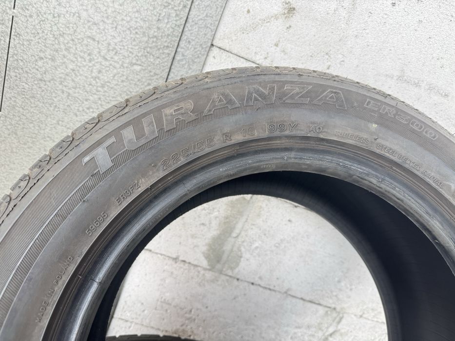 225/55 16 Bridgestone Turanza ER300 комлект резини літо