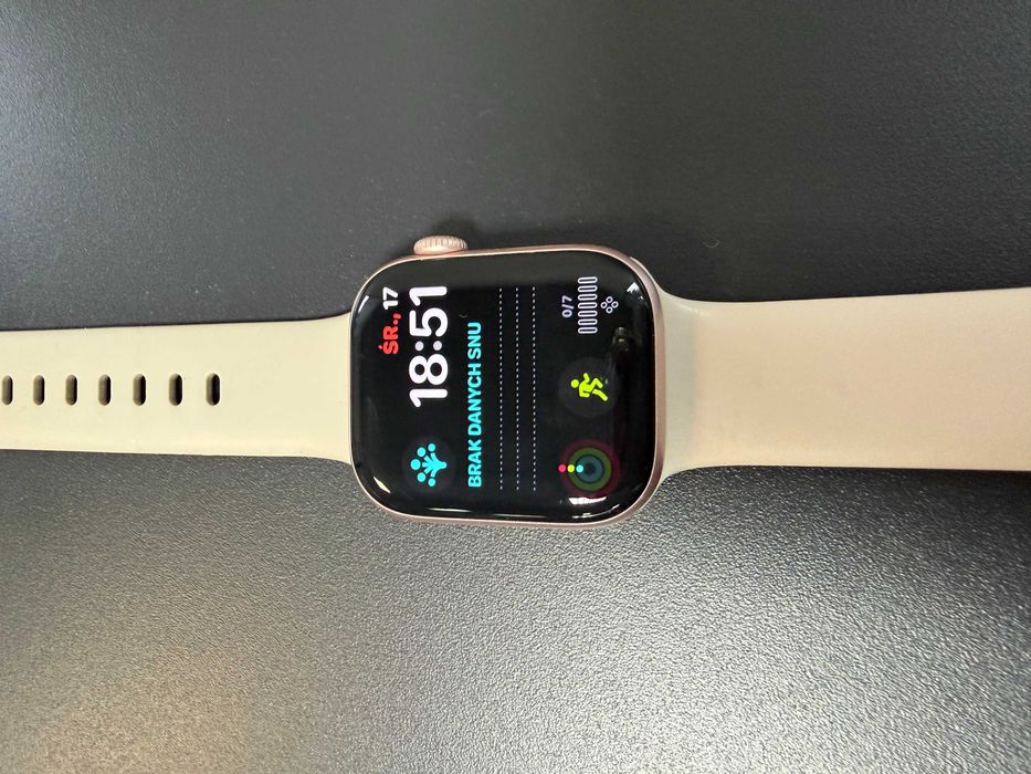 Apple Watch Series 10 GPS - 42 mm z aluminium w kolorze różowego złota