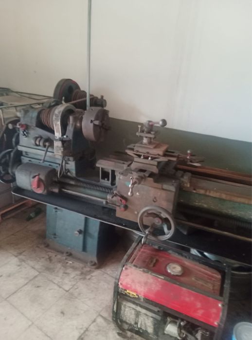 Torno Mecânico 1,25 m Entre Pontas Funcionando Perfeitamente