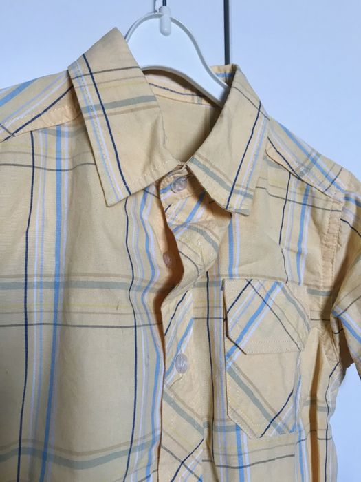 Camisa quadrados (18-24 meses)