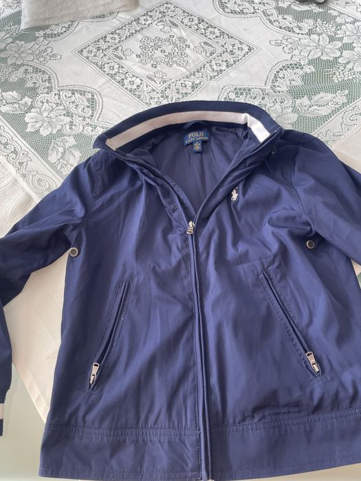 Оригінальна підліткова вітровка Polo Ralph Lauren з капюшоном, розмір M (10-12 років