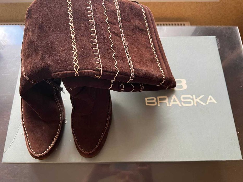 Сапоги жіночі Braska. Натуральна замша 38 розмір