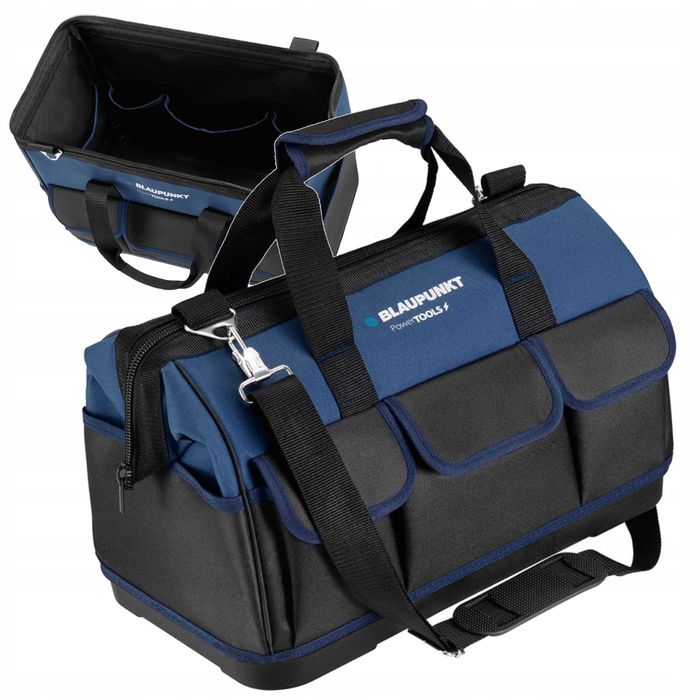 Duża Torba Narzędziowa Blaupunkt 12 Kieszeni, Sztywne Dno