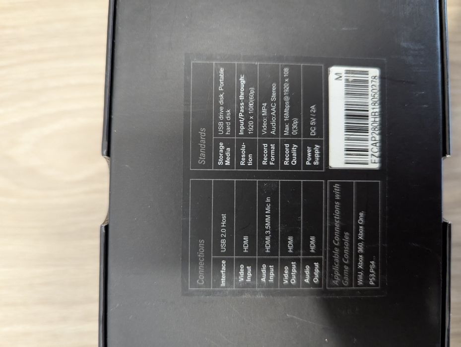 Capturador vídeo HD