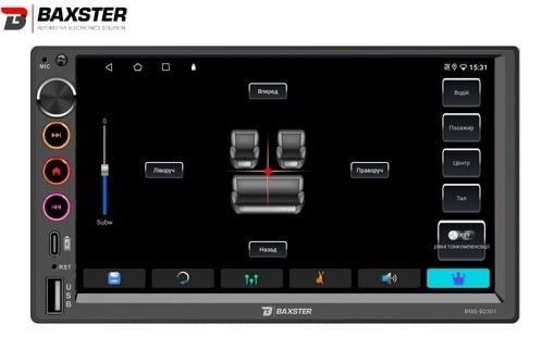 Магнітола 2-DIN Baxter Android 10 2/32