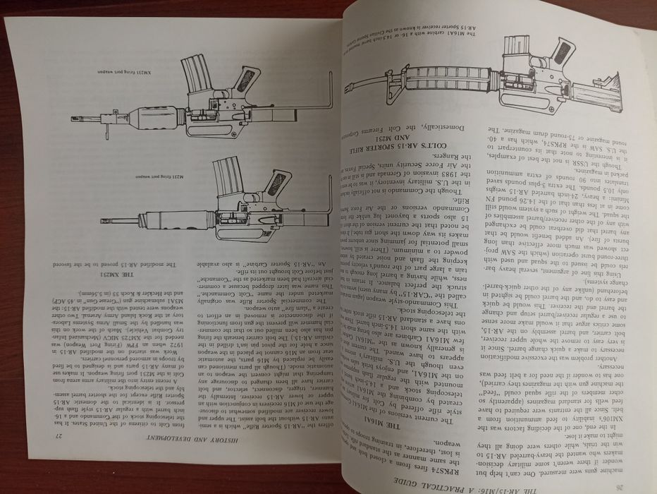 Livro Guia prático arma AR15/M16