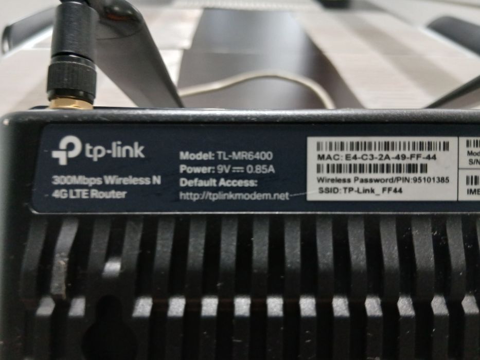 Router TP-Link TL-MR6400 4G LTE – W Pełni Sprawny – Komplet