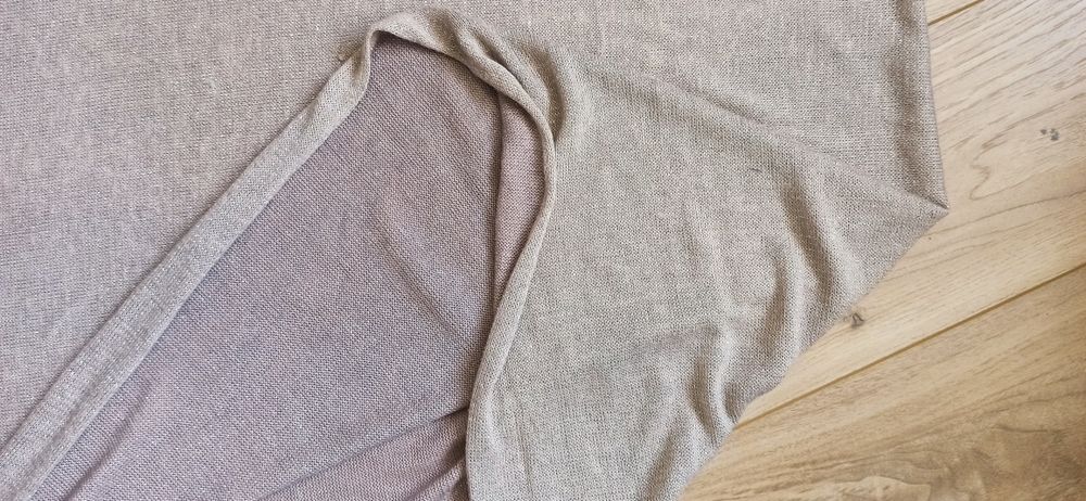 Sg Szal szalik tuba beżowy wpadający w brudny róż