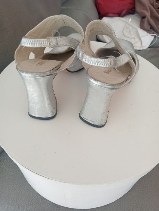 Sandálias Santi Show pele genuína 36