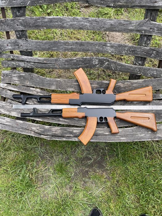 Дерев'яний макет автомата Калашникова (АК-74), для тактики, гри в джура