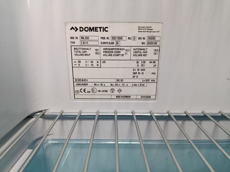 Lodówka DOMETIC do kampera MRL8230 przyczepy kempingowej