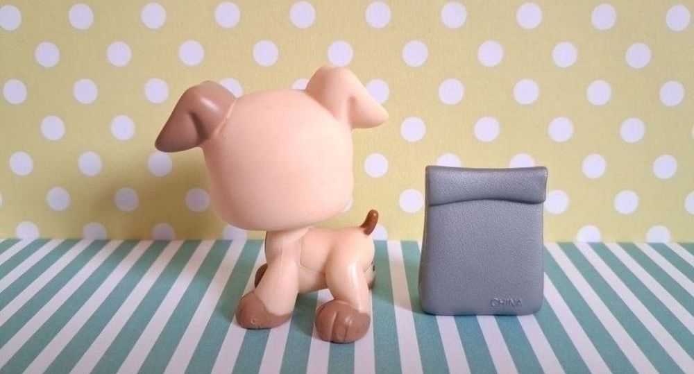 Littlest Pet Shop LPS unikatowy pies Bokser #1516