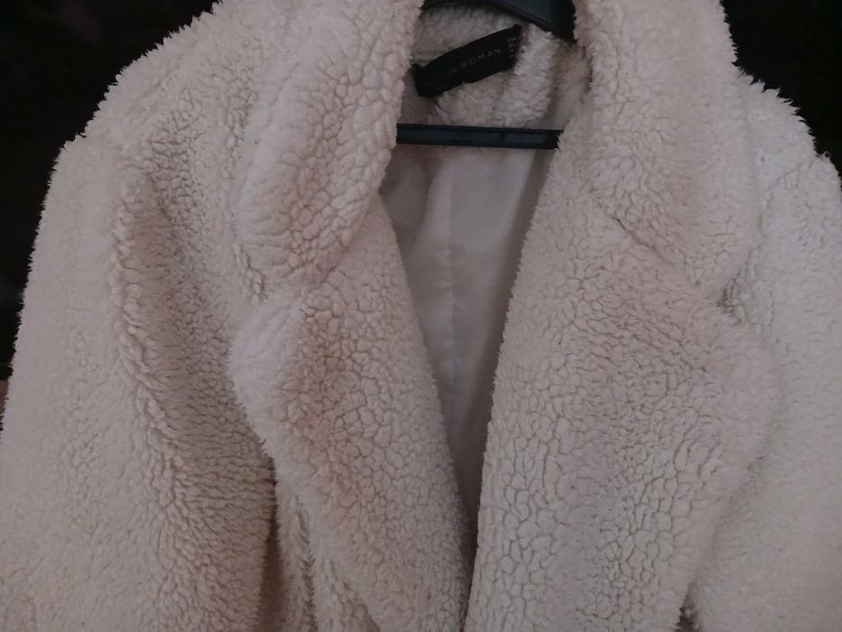 Шубка Тедді біла