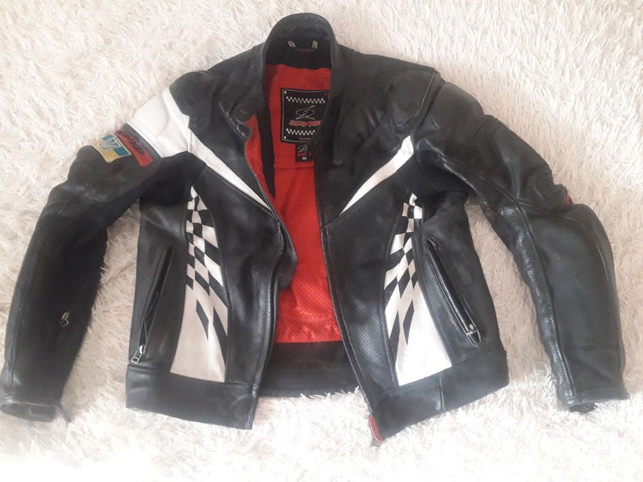 Мотокуртка Spyke, шкіряна.  50 розмір
