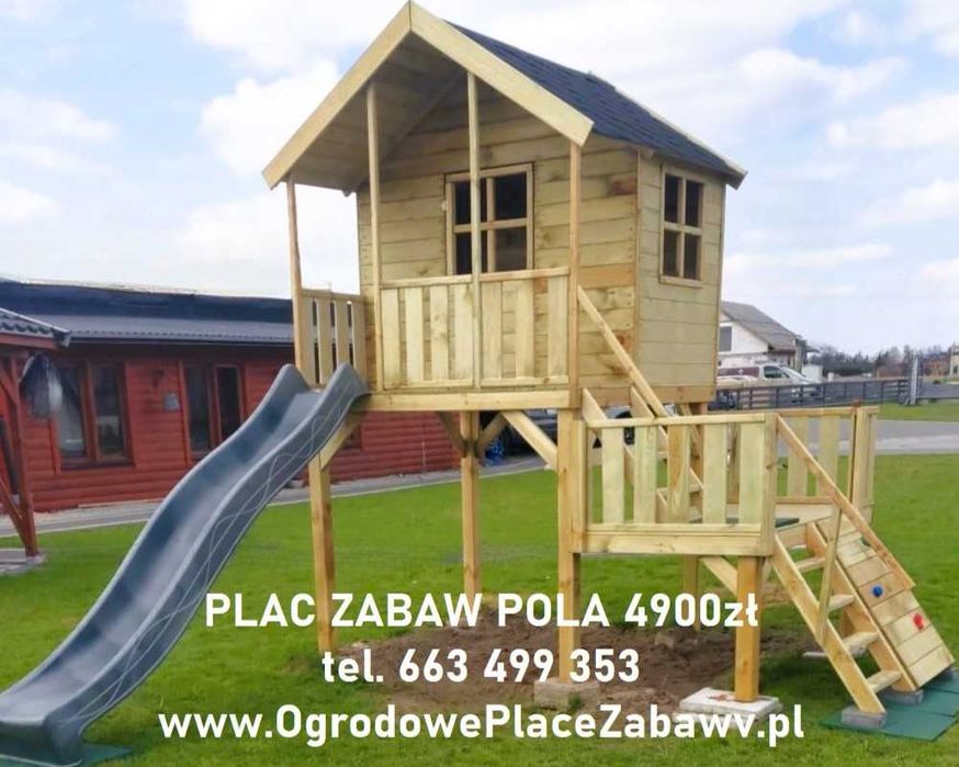 JESIENNA WYPRZEDAŻ: PLAC ZABAW kompletny OD RĘKI : gont, ślizg, 2 huśtawki, DOSTAWA W 3 DNI za pobraniem. utrzyma 250kg, kantówka 9x9cm